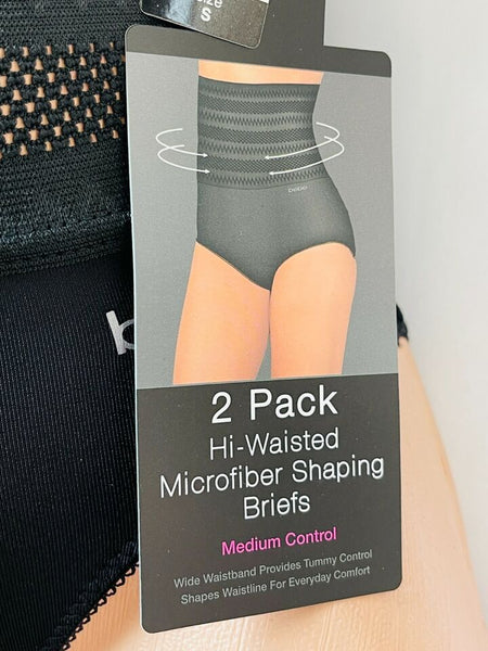 2 Women High Waist BRIEFS MEDIUM Compression abs Shaping Panties Slim Shaper S-X