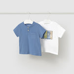 Set of 2 baby t-shirts Ref.  25-01060-035