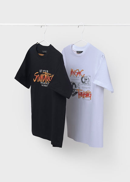 Set of 2 graffiti t-shirts for boys Ref.  25-06018-048