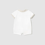 Set of 2 short rompers with a newborn neck Ref.  25-01705-063