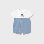 Set of 2 short rompers with a newborn neck Ref.  25-01705-064