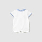 Set of 2 short rompers with a newborn neck Ref.  25-01705-064