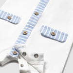 Set of 2 short rompers with a newborn neck Ref.  25-01705-064