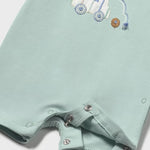 Set of 2 short newborn rompers Ref.  25-01707-011