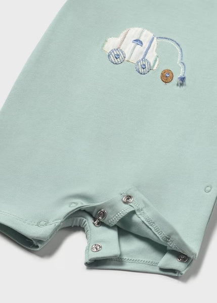 Set of 2 short newborn rompers Ref.  25-01707-011