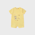 Set of 2 short newborn rompers Ref.  25-01707-010