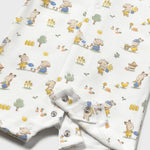 Set of 2 short newborn rompers Ref.  25-01707-010