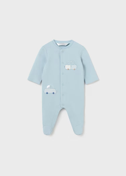 Set of 2 long Better Cotton newborn rompers Ref.  24-01726-041