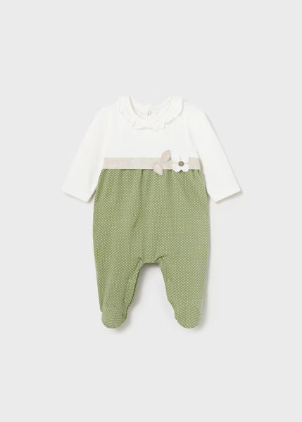 Set of 2 long Better Cotton newborn rompers Ref.  24-01709-087