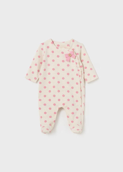 Set of 2 long Better Cotton newborn rompers Ref. 24-01711-073