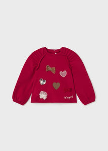 Better Cotton baby embroidered sweatshirt Ref.  13-02413-090