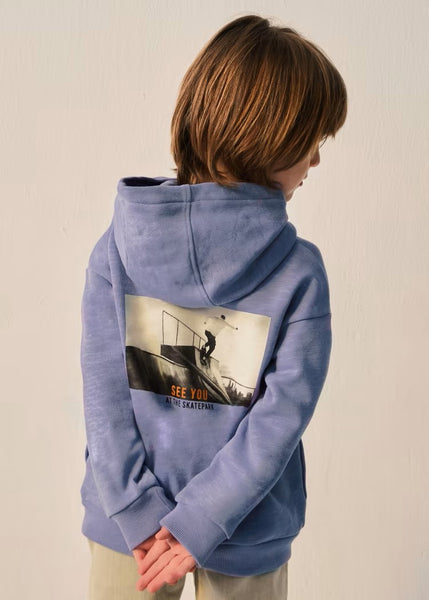 Better Cotton boy's back print sweatshirt Ref.  13-04427-016/Ref.  13-04106-030/Ref.  13-04525-070