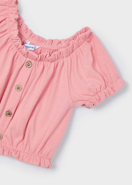 Girl's ribbed top Ref.  25-03008-059