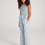 Girl's honeycomb print top Ref.  6036-021 /6533-21