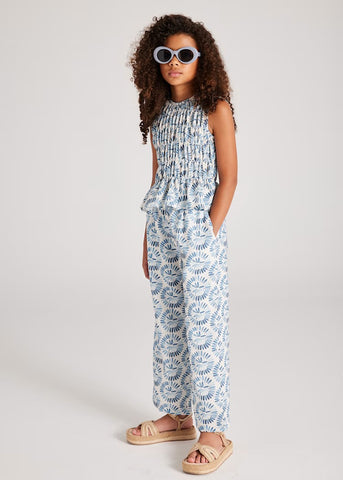 Girl's honeycomb print top Ref.  6036-021 /6533-21