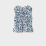 Girl's honeycomb print top Ref.  6036-021 /6533-21