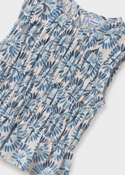 Girl's honeycomb print top Ref.  6036-021 /6533-21