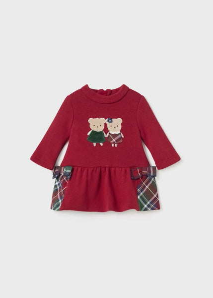 Newborn applique dress Ref.  13-02863-015