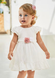 Ceremony dress with baby sash Ref.  24-01903-051