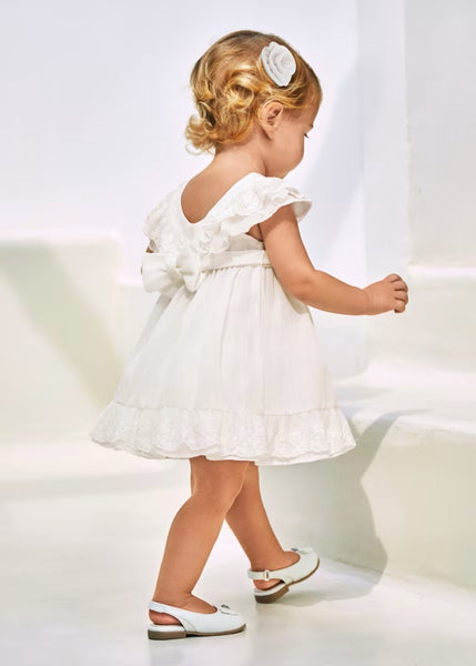 Ceremony dress with baby sash Ref.  24-01903-051