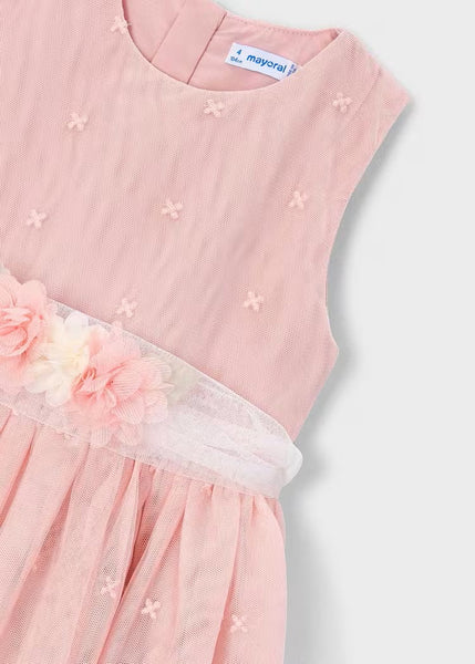girl's embroidered tulle ceremony dress 26-3919-43