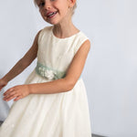 girl's embroidered tulle ceremony dress 26-3919-42