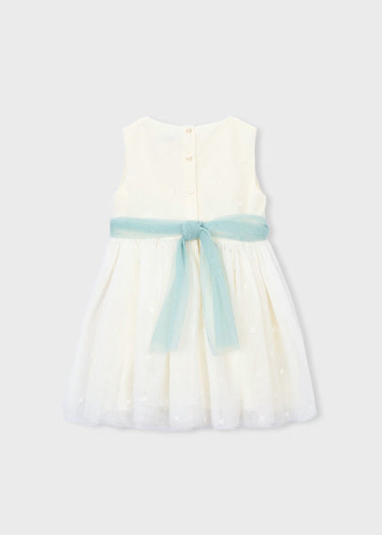 girl's embroidered tulle ceremony dress 26-3919-42