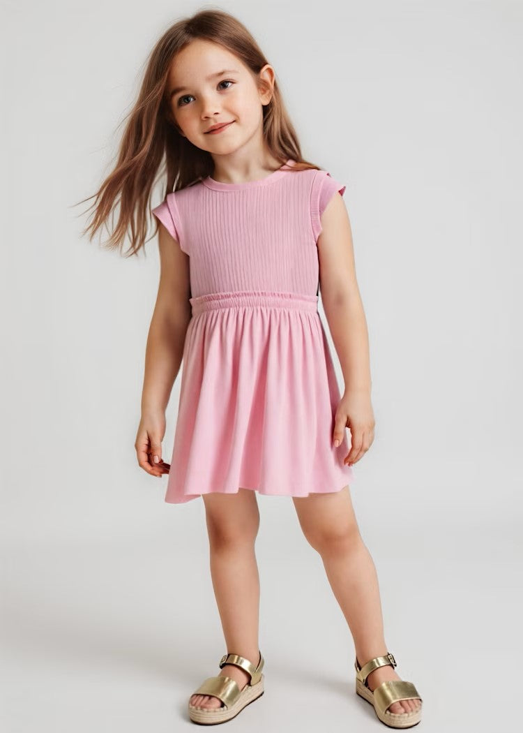 Girl's ribbed combination dress Ref.  25-03927-036