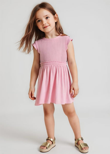 Girl's ribbed combination dress Ref.  25-03927-036