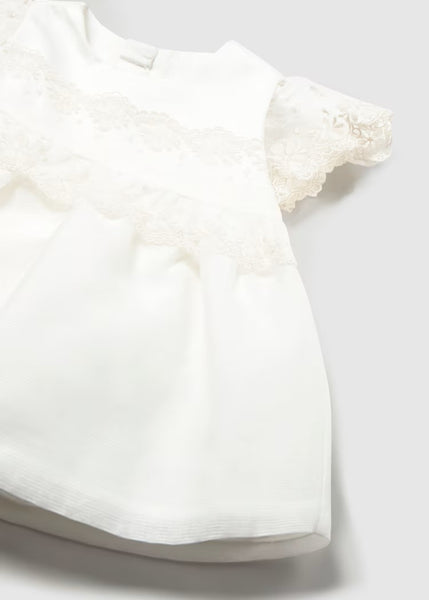 Dress combined with diaper cover for newborn ceremony Ref.  26-1883-40
