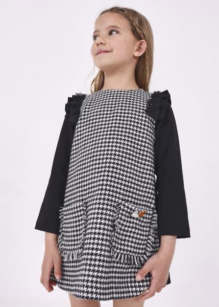 Girl's Roma knit combined dress Ref.  13-04921-046