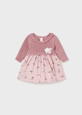 Newborn Better Cotton tricot combined dress Ref.  13-02861-011