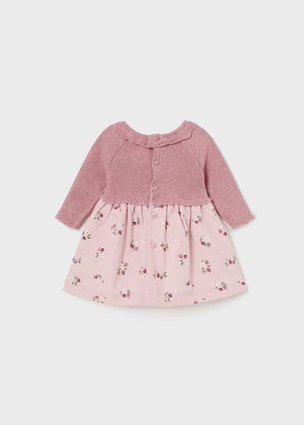 Newborn Better Cotton tricot combined dress Ref.  13-02861-011