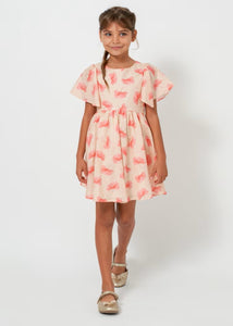 Girl's cambric print dress Ref.  24-06945-081