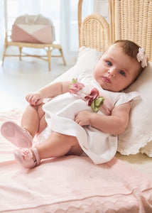 Newborn mikado diaper cover dress Ref.  24-01823-023