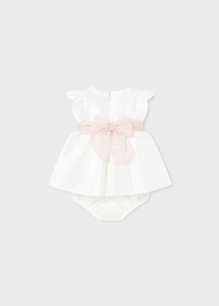 Newborn mikado diaper cover dress Ref.  24-01823-023