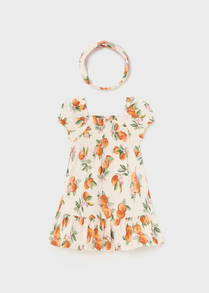 Baby Better Cotton Printed Headband Dress Ref.  24-01923-019