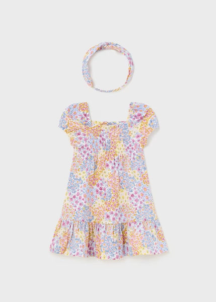 Baby Better Cotton Printed Headband Dress Ref.  24-01923-020