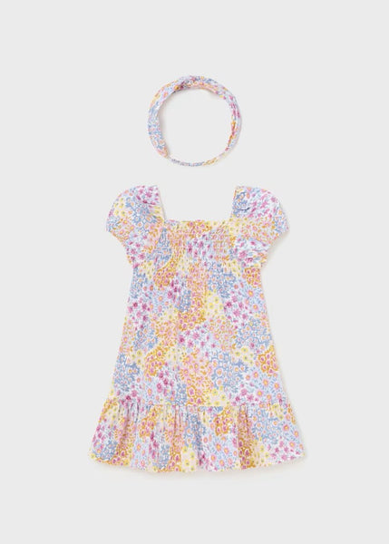 Baby Better Cotton Printed Headband Dress Ref.  24-01923-020