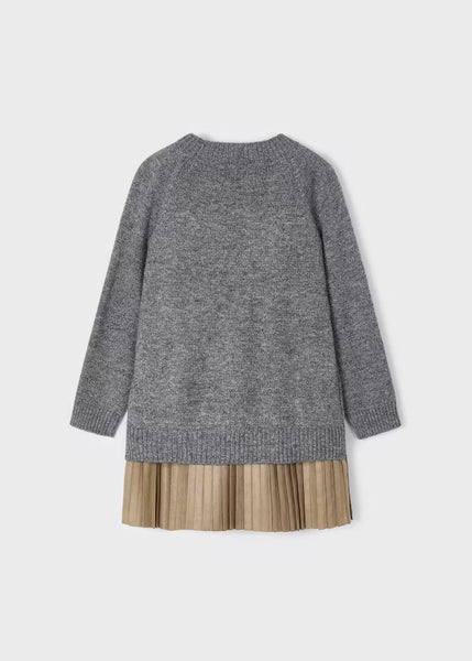 Girl's intarsia sweater dress Ref.  13-04923-089