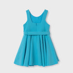 Girl's Floral Appliqué Crepe Dress Ref.  24-05062-046
