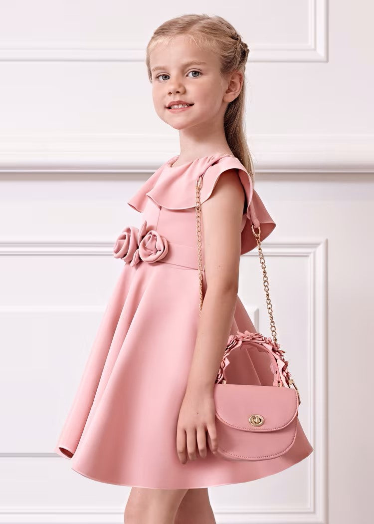 Girl's Flowy Crepe Dress Ref. 24-05042-026