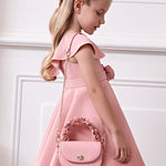 Girl's Flowy Crepe Dress Ref. 24-05042-026