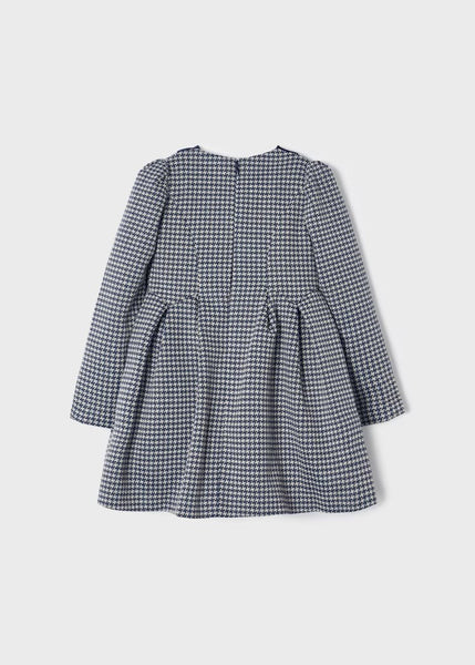 Girl's jacquard plaid dress Ref.  13-04916-055