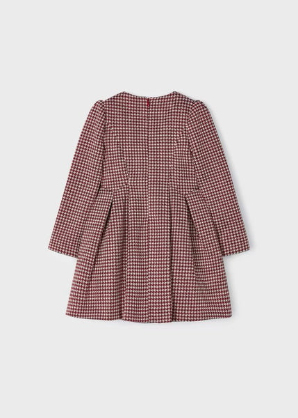 Girl's jacquard plaid dress Ref.  13-04916-054