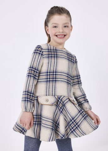 Girl's plaid dress Ref.  13-04918-084