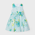 Girl's back opening printed dress Ref.  24-03911-090