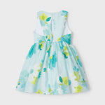 Girl's back opening printed dress Ref.  24-03911-090