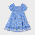 Girl Printed Smocked Border Dress Ref. 25-3932-026