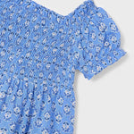 Girl Printed Smocked Border Dress Ref. 25-3932-026